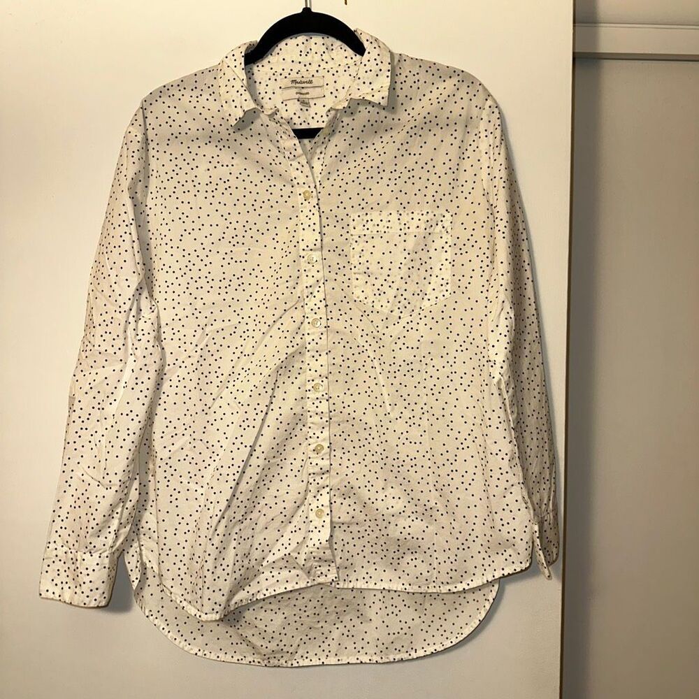 Madewell Women’s Medium Button Down Collared Blou… - image 1